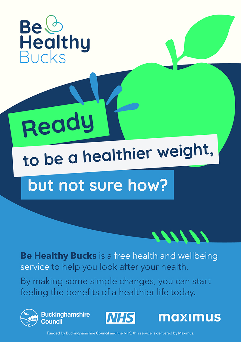 Patient Be Healthier Weight Leaflet cover image